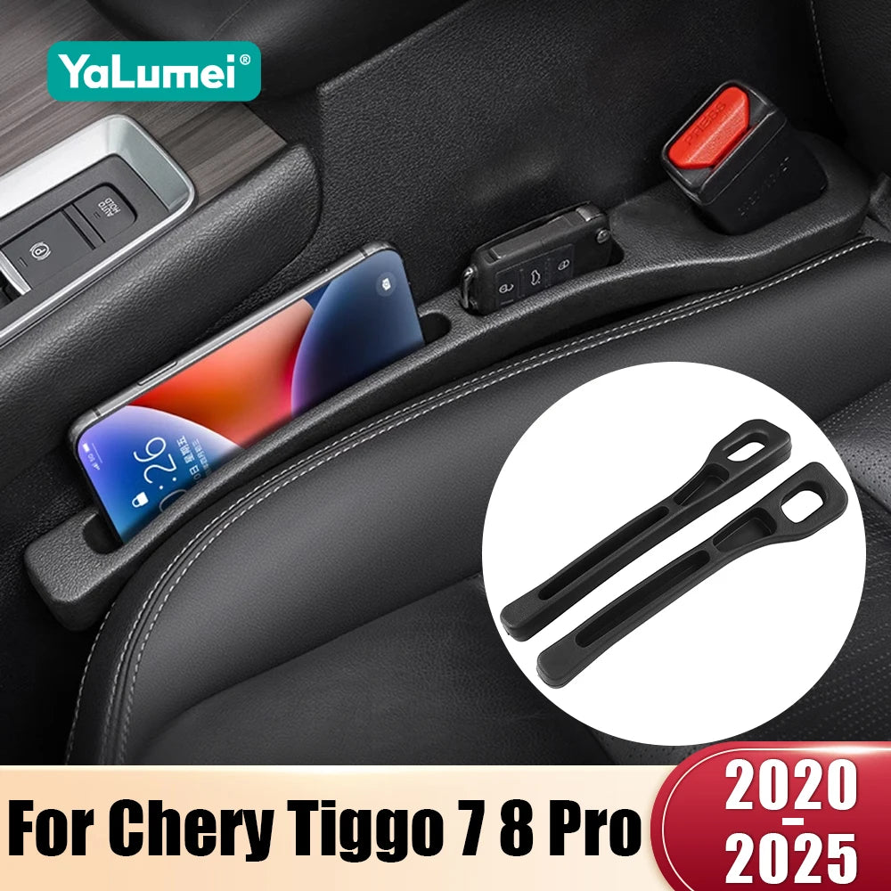 2PCS Car Seat Gap Filler Leak Proof Strips for Chery Tiggo 7 Pro Tiggo 2020–2025