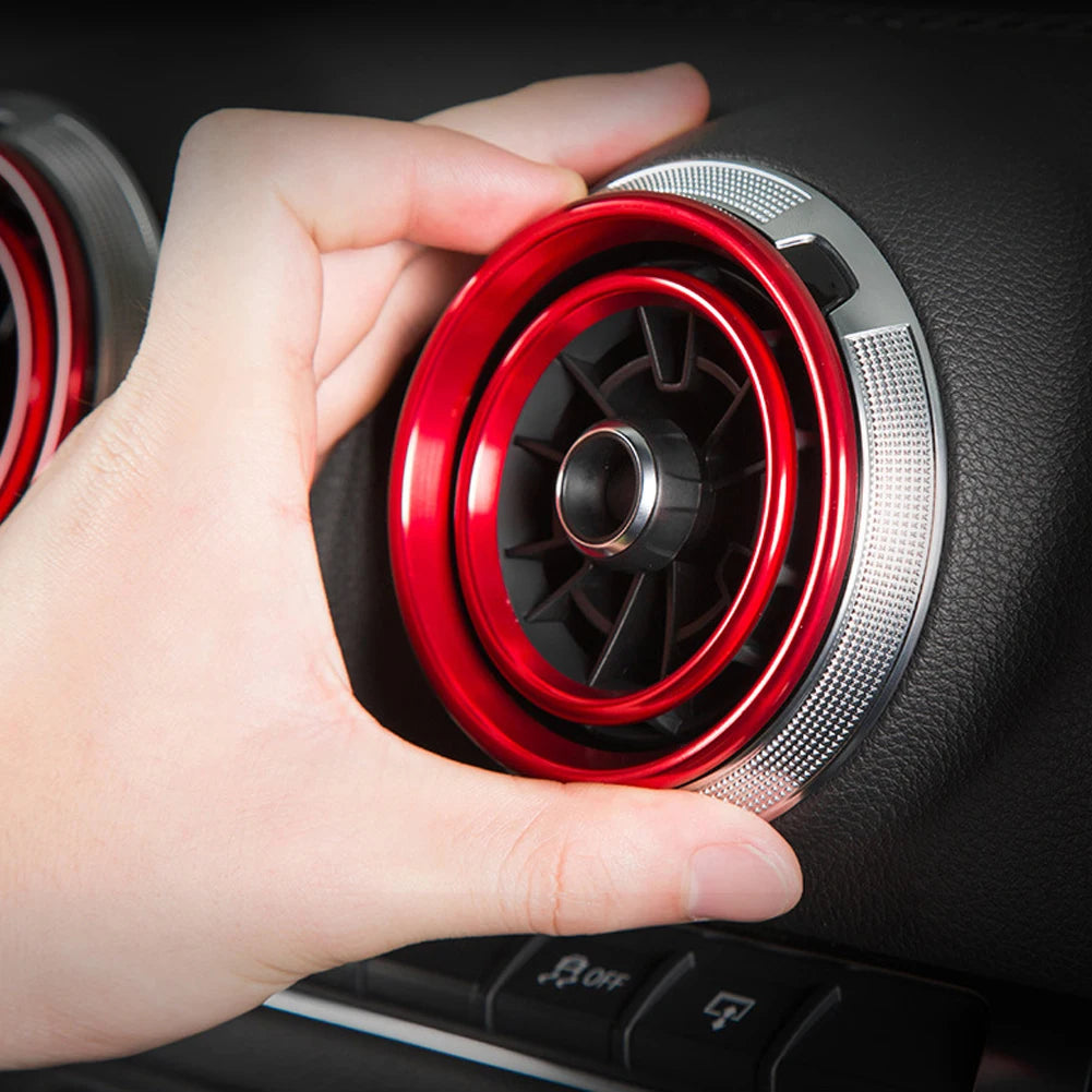 Air Vent Trim Ring Centre Console Cover for Audi A3 8V S3 2014-2019