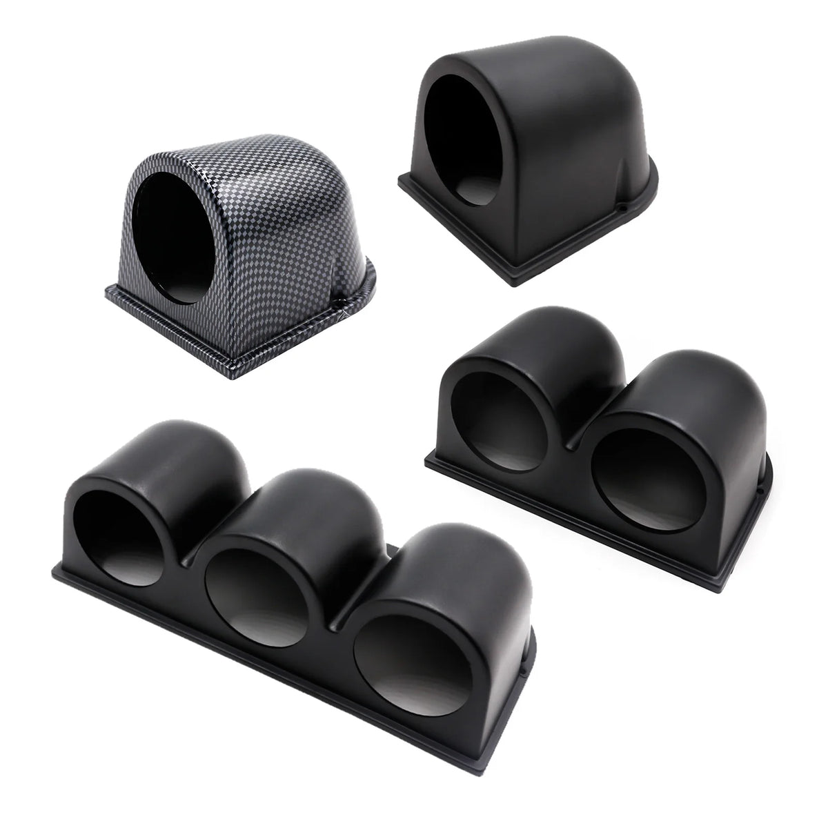 52mm Car Gauge Pod Holder Single Double Triple Mount Left Right Drive Black