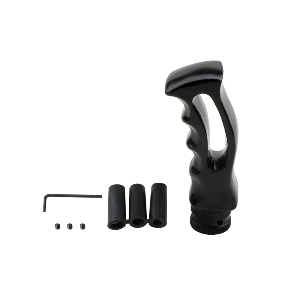 5 Speed Resin AT MT Gear Shift Knob Aluminum Shifter Lever for Honda Toyota