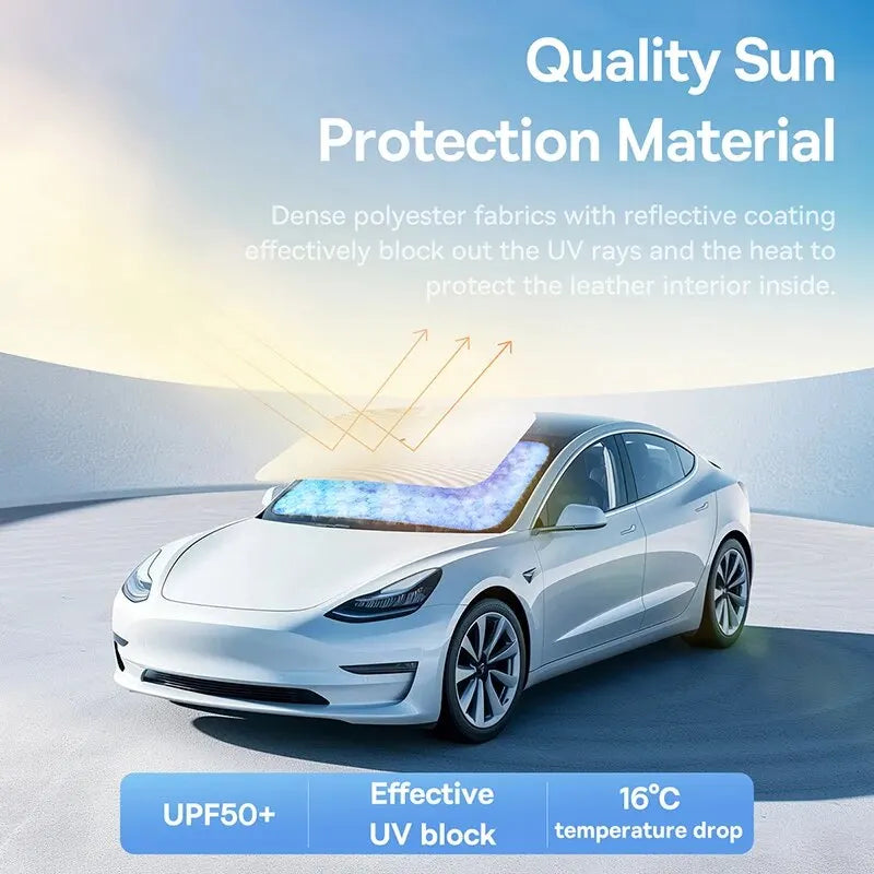 Baseus Car Windshield Sun Shade Umbrella Front Window UV Heat Protection