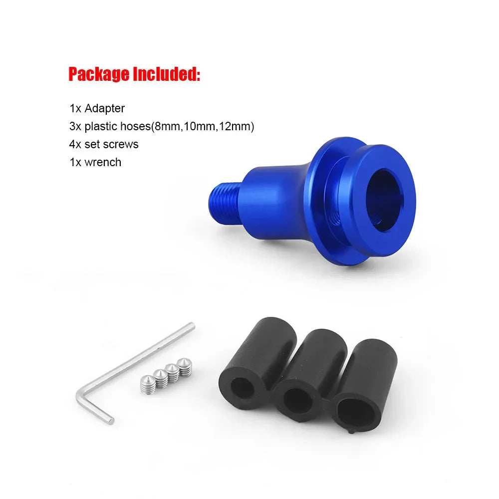 M12x1.25 Aluminum Gear Shift Knob Adapter for Universal Manual Car Shifter