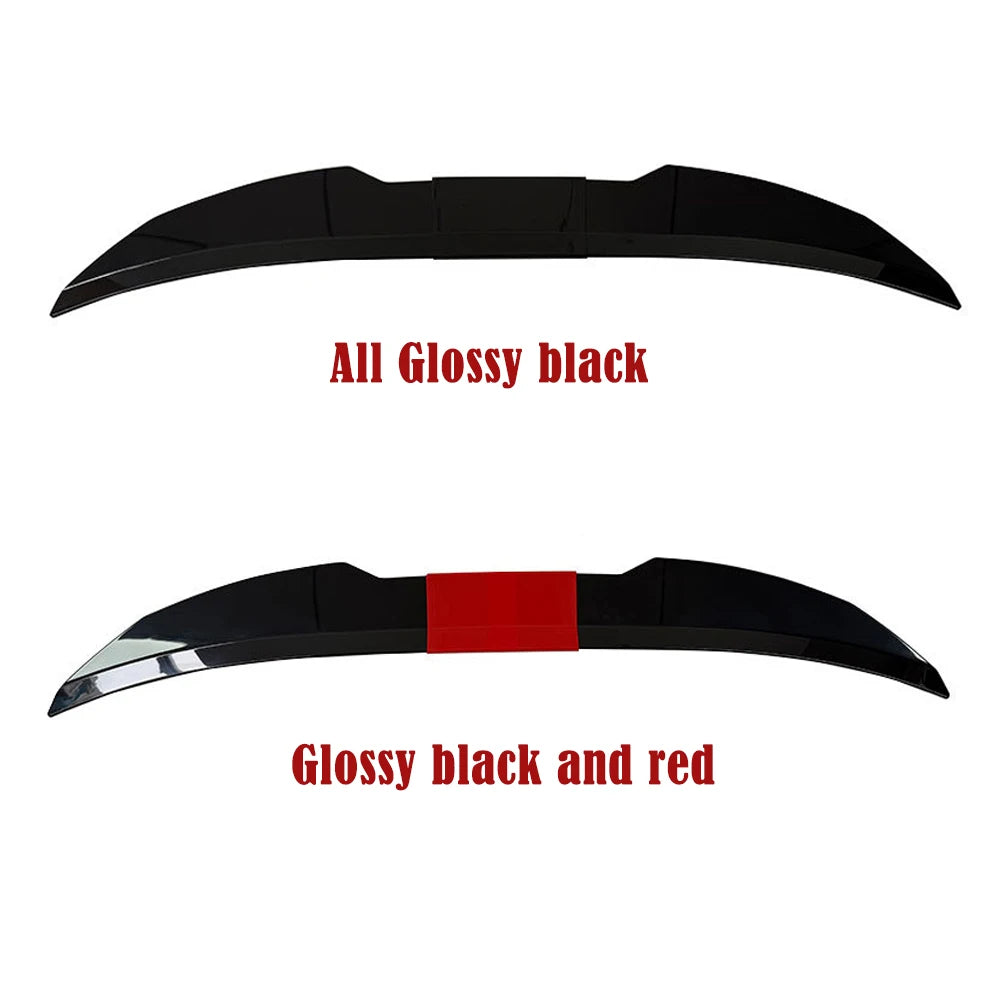 Universal Adjustable Rear Trunk Spoiler Wing 117–127cm DIY Sedan Boot Lip Wing
