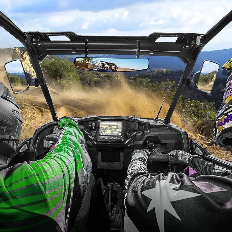 UTV Rearview Side Mirrors for Polaris Ranger, General, Can-Am Defender & Maverick