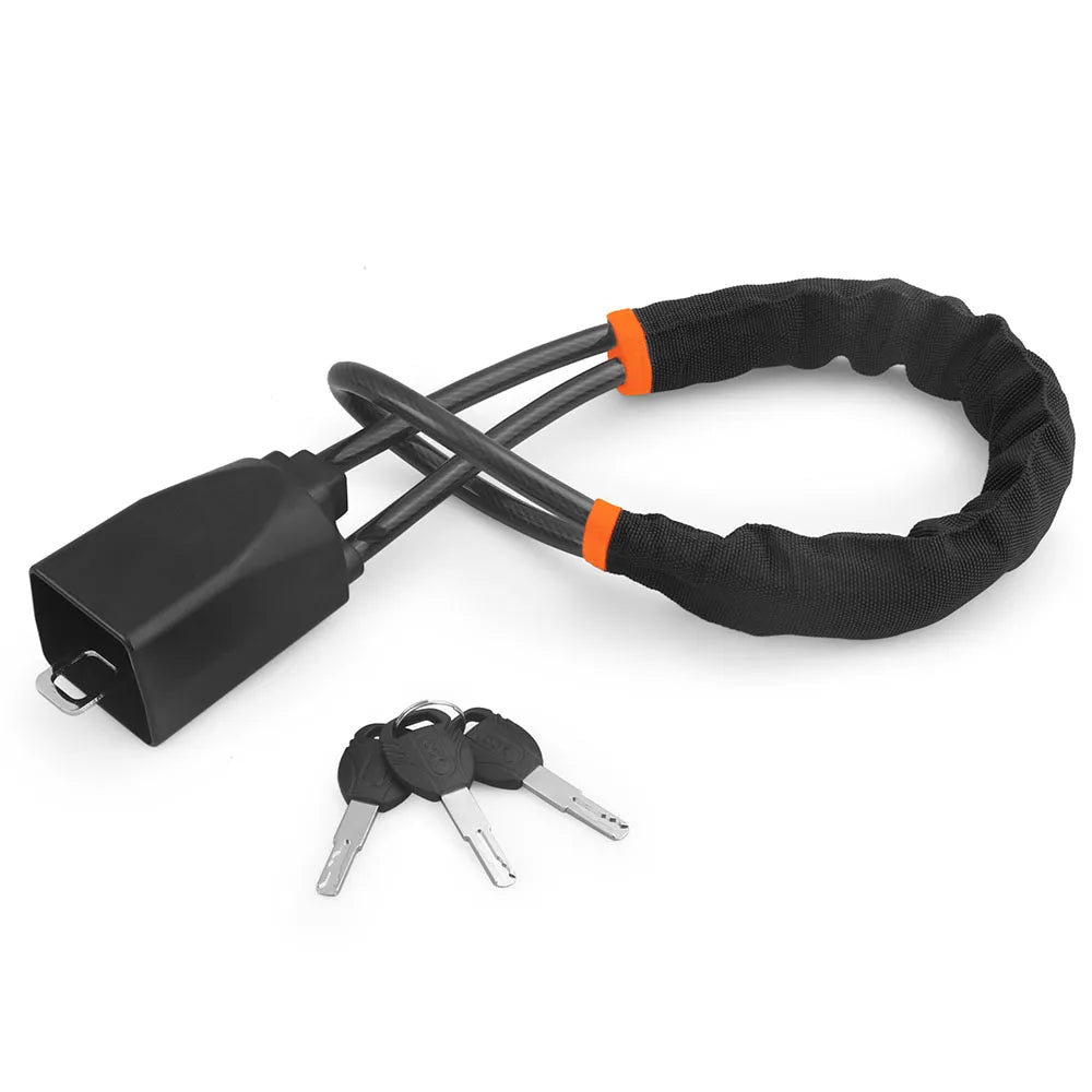 Universal Steering Wheel Lock Anti-Theft Device Steel Cable for Car SUV Truck RV
