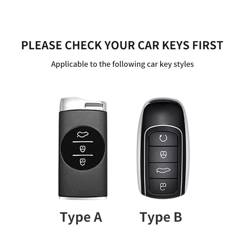 Leather Smart Key Case Cover for Chery Omoda 5 Tiggo 8 Pro Tiggo 9