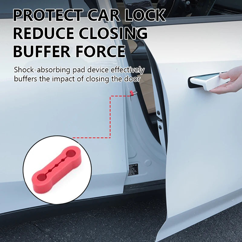 4/16PCS Car Door Lock Shock Absorber Buffer Pads Anti-Vibration