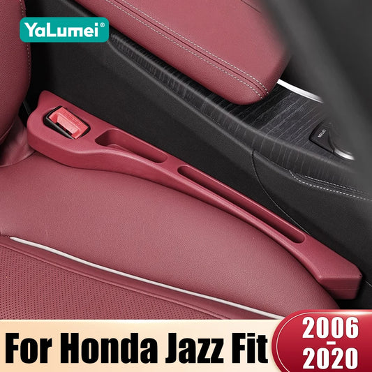 2PCS Car Seat Gap Filler Leak Proof Strips for Honda Jazz Fit 2006–2020