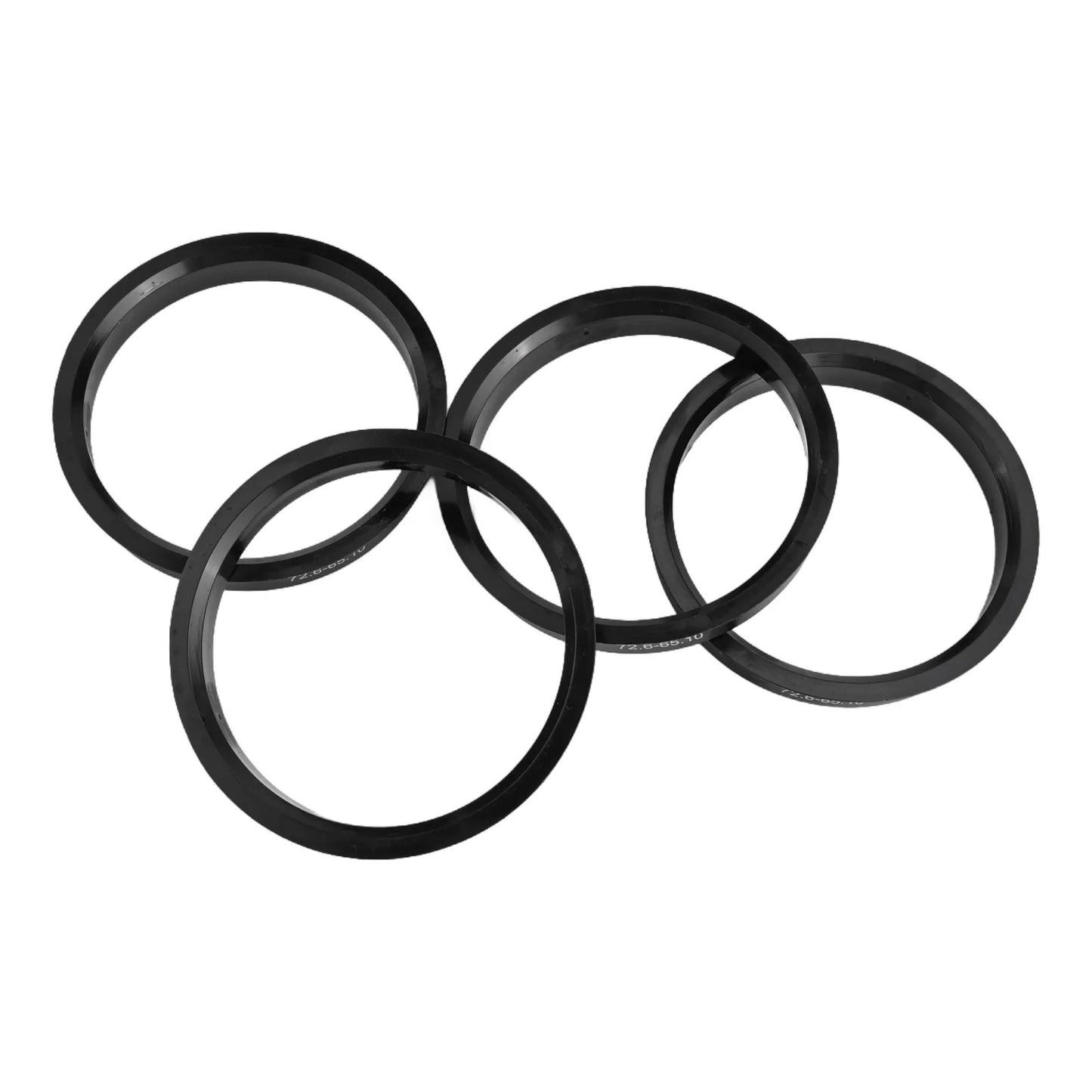 4Pcs Hub Centric Rings 72.6 to 65.1mm Wheel Bore Center Spacers BMW