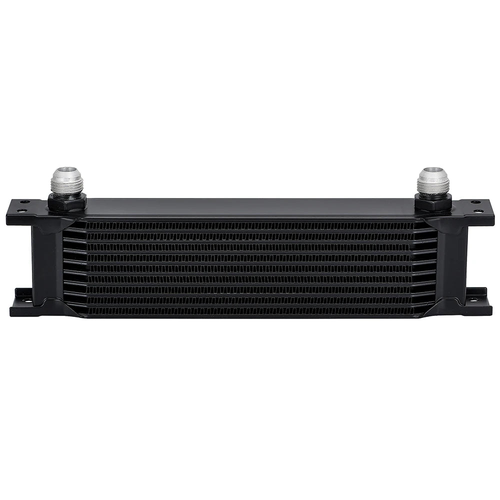 AN10 Aluminum Engine Oil Cooler 7-30 Row Universal Racing Radiator
