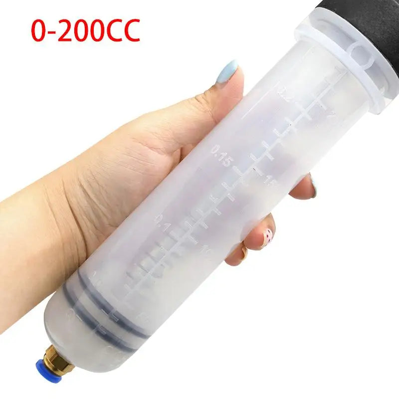 200/500CC Manual Fluid Transfer Syringe Pump Oil Fuel Brake Fluid Extractor