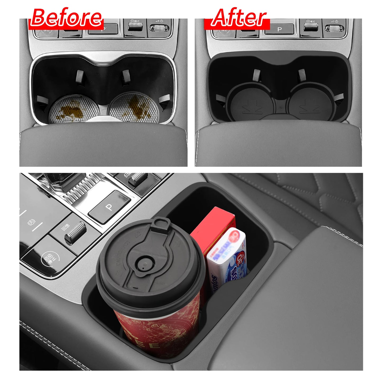 Center Console Armrest Storage Box Organizer for BYD Sealion 07 2024–2025