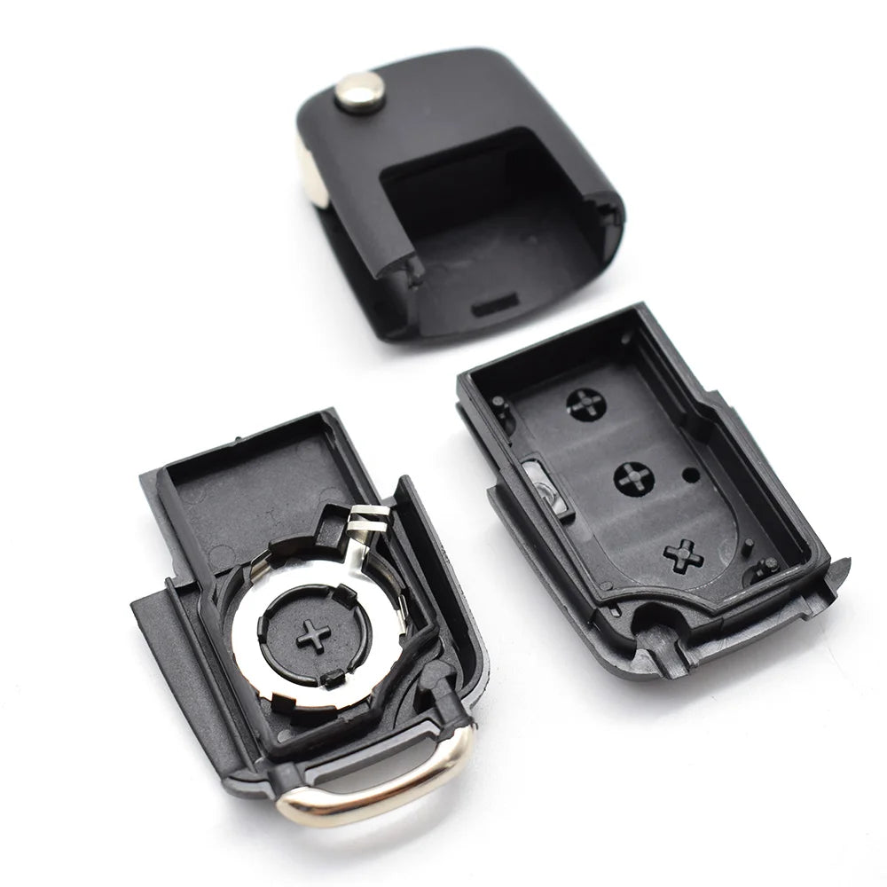 2/3-Button Flip Remote Key Fob Shell Case for VW Golf Mk6 Polo Bora Passat Tiguan