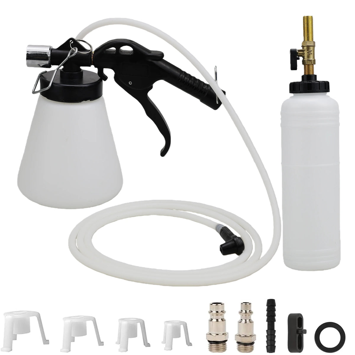 3L Manual Brake Fluid Bleeder Pump with Voltage Display Car Motorcycle Tool