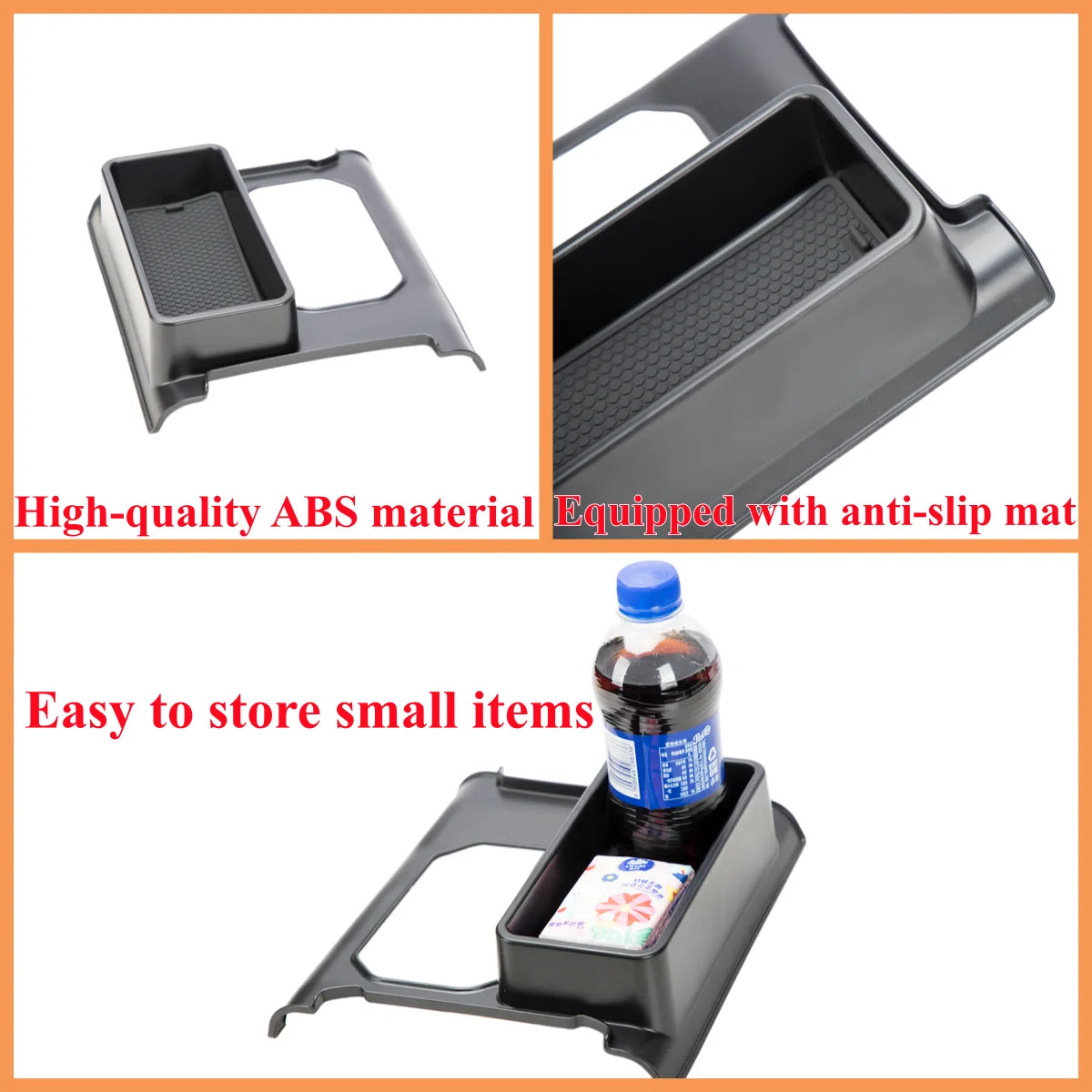 Gear Shift Storage Organizer Tray with Cup Holder for Suzuki Jimny 2024–2026