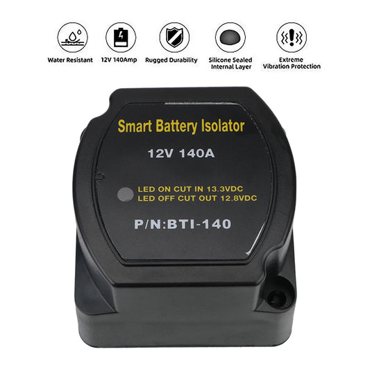 12V 140A Voltage Sensitive Relay (VSR) Smart Battery Isolator Split Charge Relay