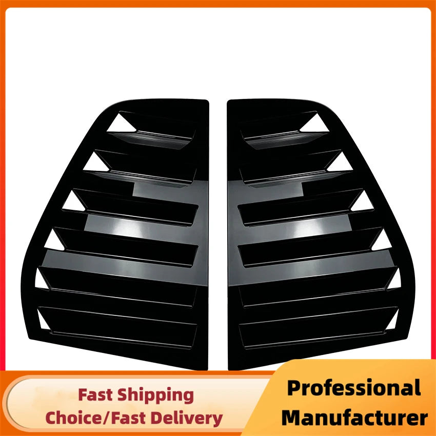 Rear Side Window Louver Trim Spoiler for VW Golf MK5 MK6 MK7 MK7.5 2003–2020