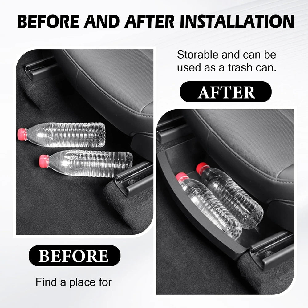 Under Seat Storage Box Organizer for Tesla Model Y Juniper 2025–2026