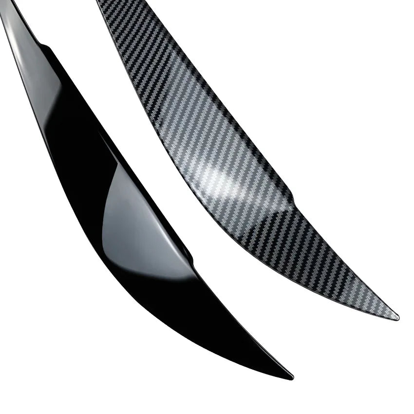 Gloss Black Headlight Eyebrow Eyelid Trim for BMW 4 Series F32 F33 F36 2014–2020