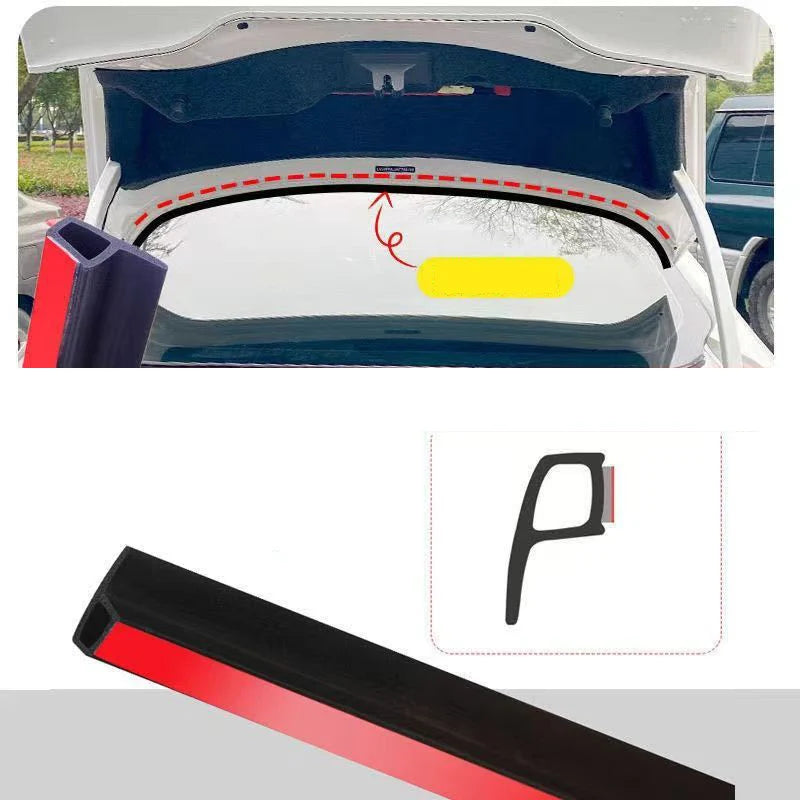 Universal Car Trunk Seal Strip Rubber Weatherproof Dustproof Lid Gap Seal