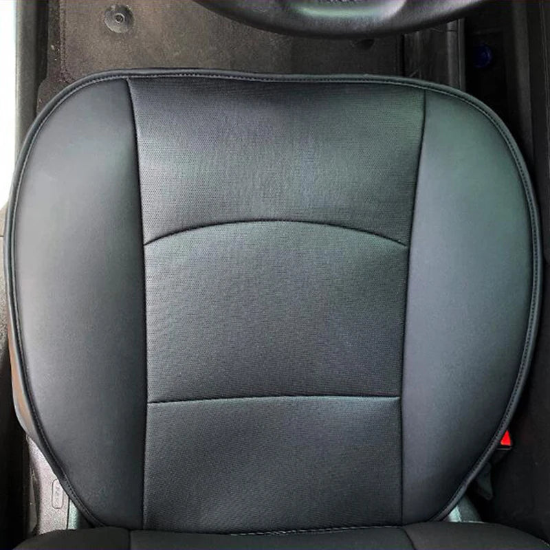 Universal PU Leather Front Car Seat Cover Breathable Single Seat Protector Cushion