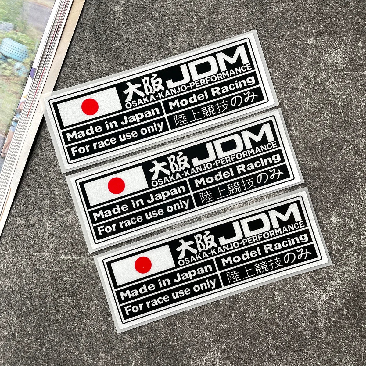 JDM HKS Fuji Mountain Reflective Car Sticker Decal Motorcycle Scooter Body Vinyl