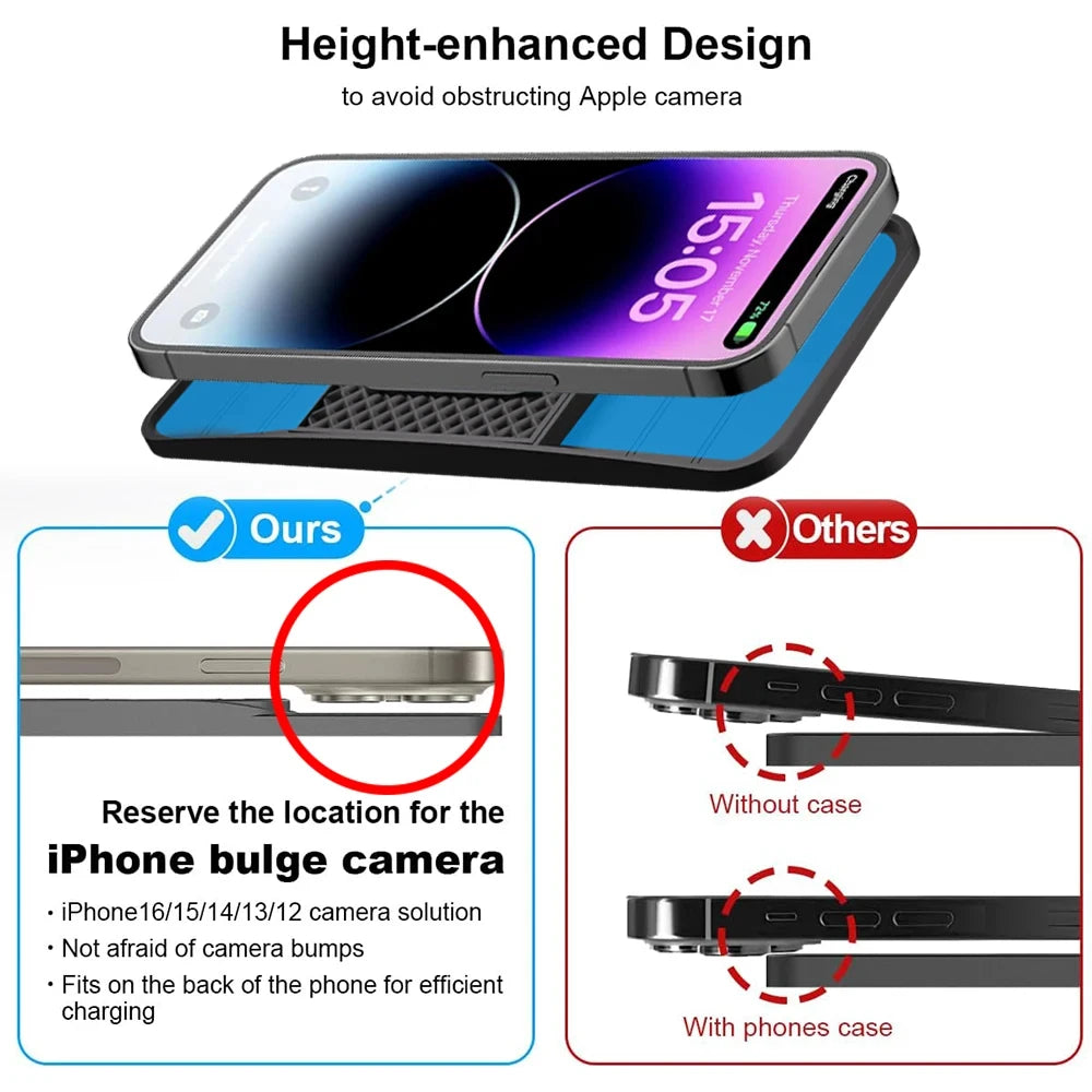 15W Fast Wireless Car Charger Pad Non-Slip Rubber Mat USB Powered Phone Pad