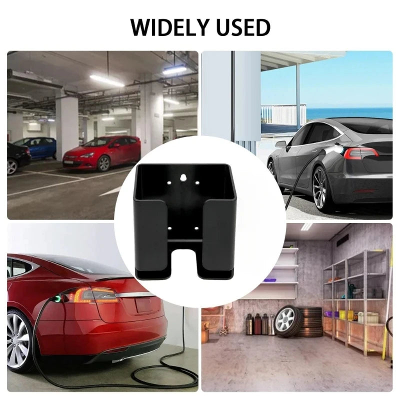 J1772 EV Charger Holder Wall Mount Bracket Stand Cable Organizer