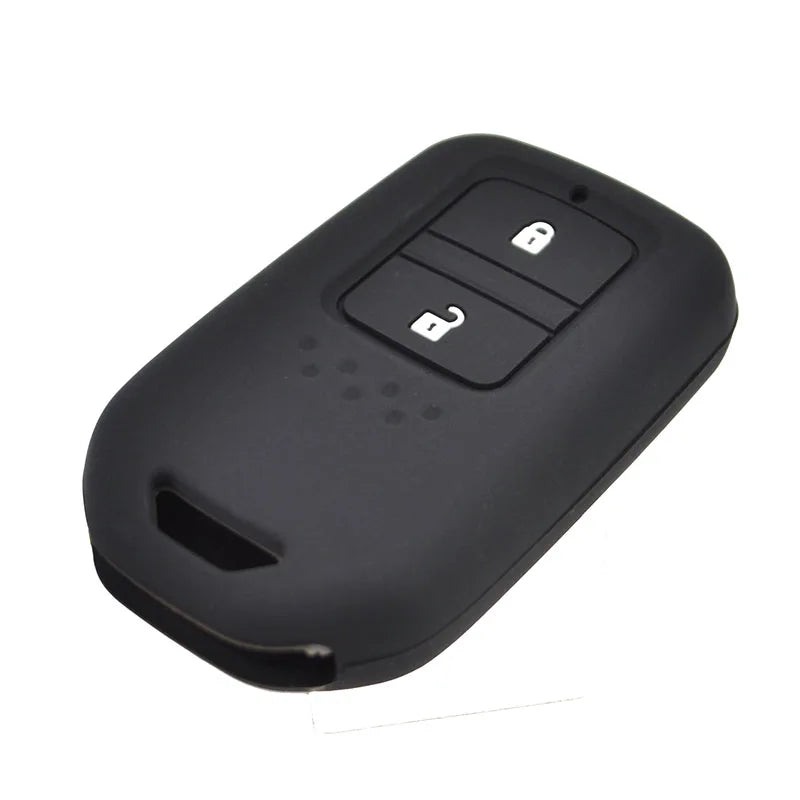 2-Button Silicone Remote Key Fob Cover for Honda HR-V Vezel Fit Jazz City 2015–2018