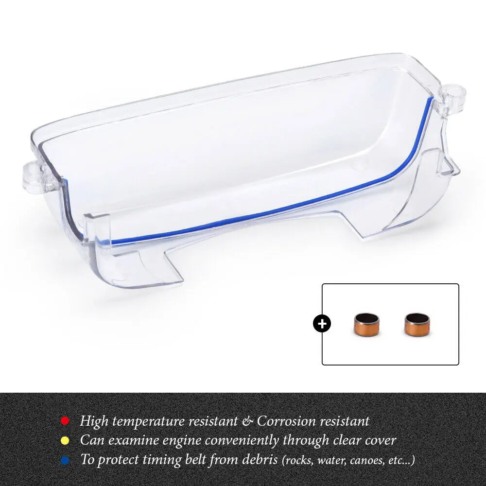 Clear Timing Belt Cover for Toyota Supra JZA80 Aristo 2JZ-GTE GE Non-VVTi Engine