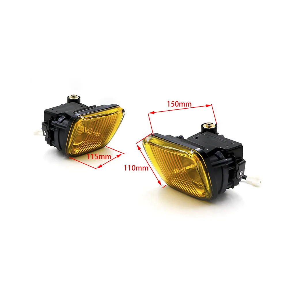 Yellow Lens Fog Lights Bumper Lamps Switch Harness for Honda Civic EK EK9 1996-1998