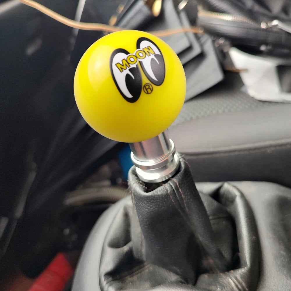 MOONEYES Style Round Ball Gear Shift Knob Universal Manual Car Shifter Lever Head