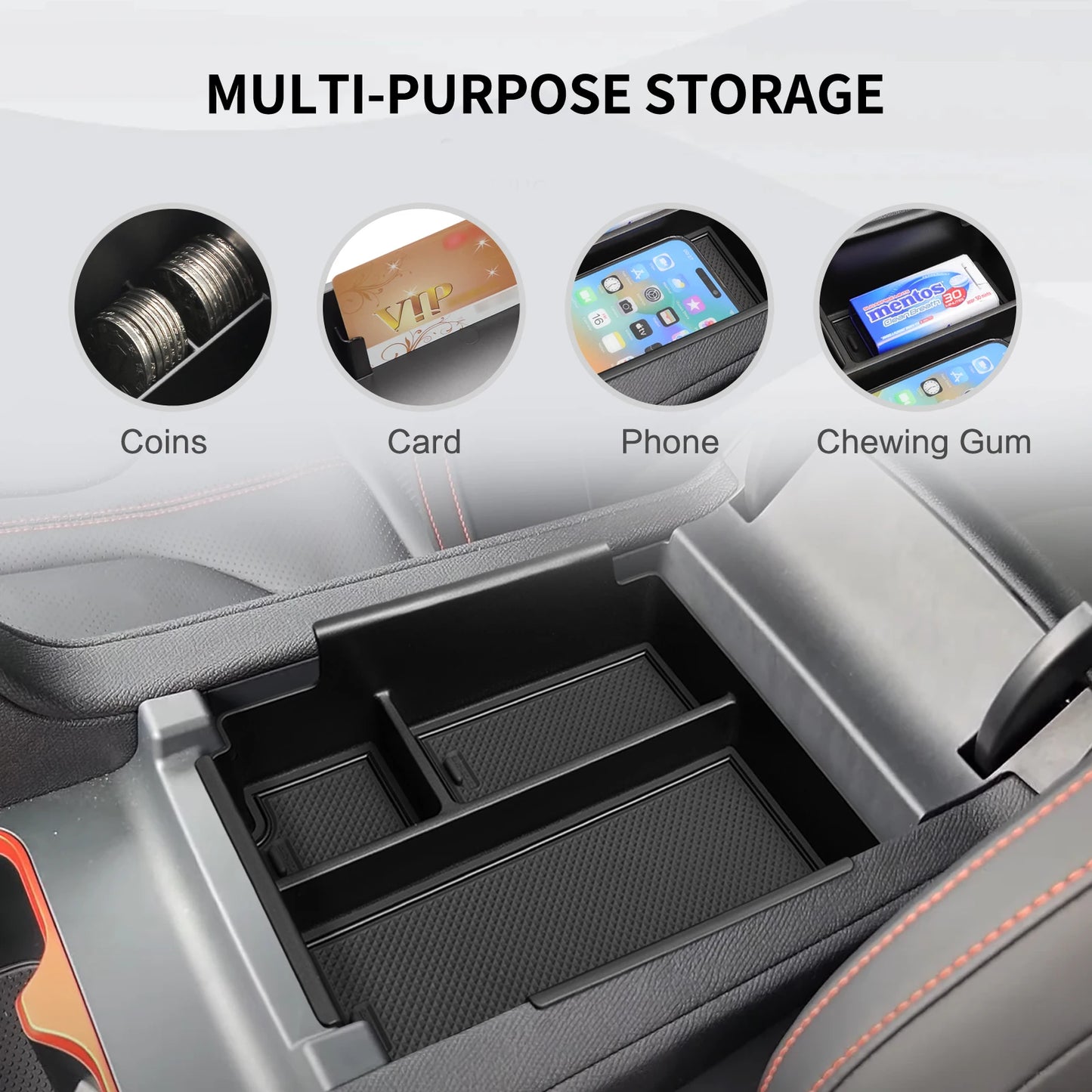 Smabee Armrest Storage Box Organizer for BYD Shark 6 2024–2026