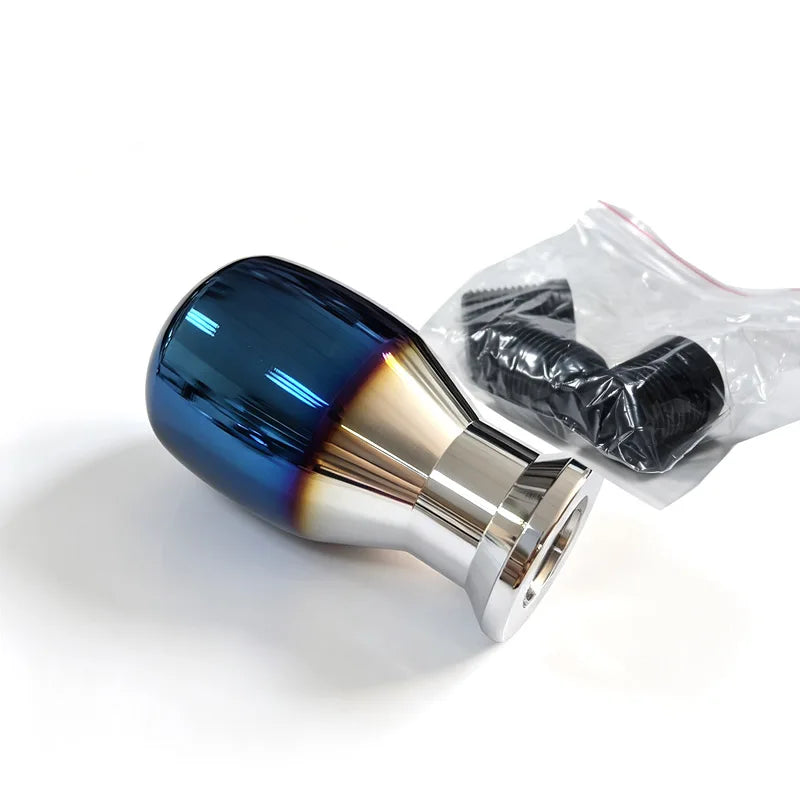 3 Style Universal Gear Shift Knob Burnt Blue Aluminum MT Shifter Ball 4.6/8cm