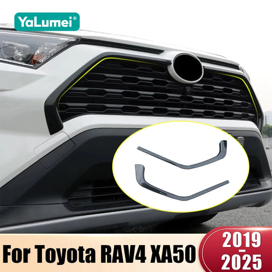 ABS Front Grille Frame Trim Cover for Toyota RAV4 XA50 & Hybrid 2019–2025