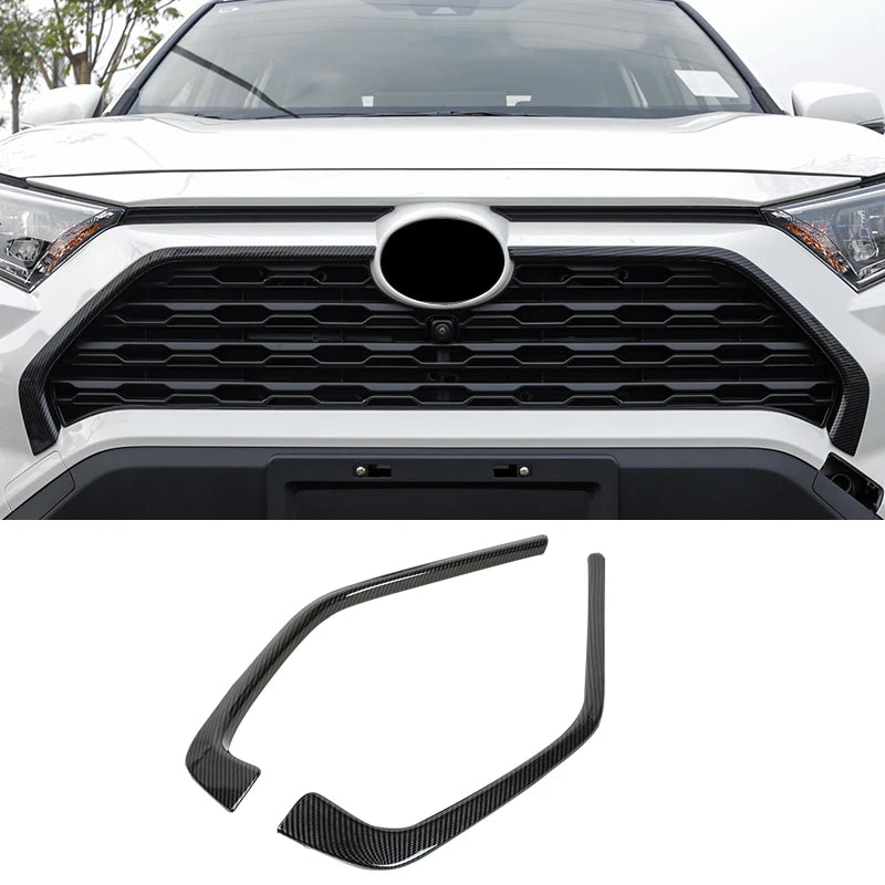 ABS Front Grille Frame Trim Cover for Toyota RAV4 XA50 & Hybrid 2019–2025