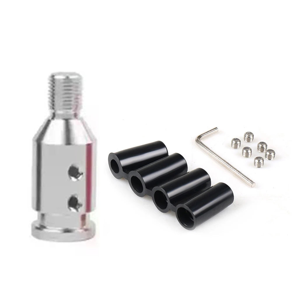 Aluminum Gear Shift Knob Adapter M12x1.25 BMW Mini M10x1.5 Honda Manual