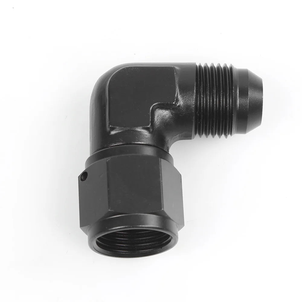 Black AN Flare Fitting Adapter 4AN 6AN 8AN 10AN 12AN 45° 90° Male Female