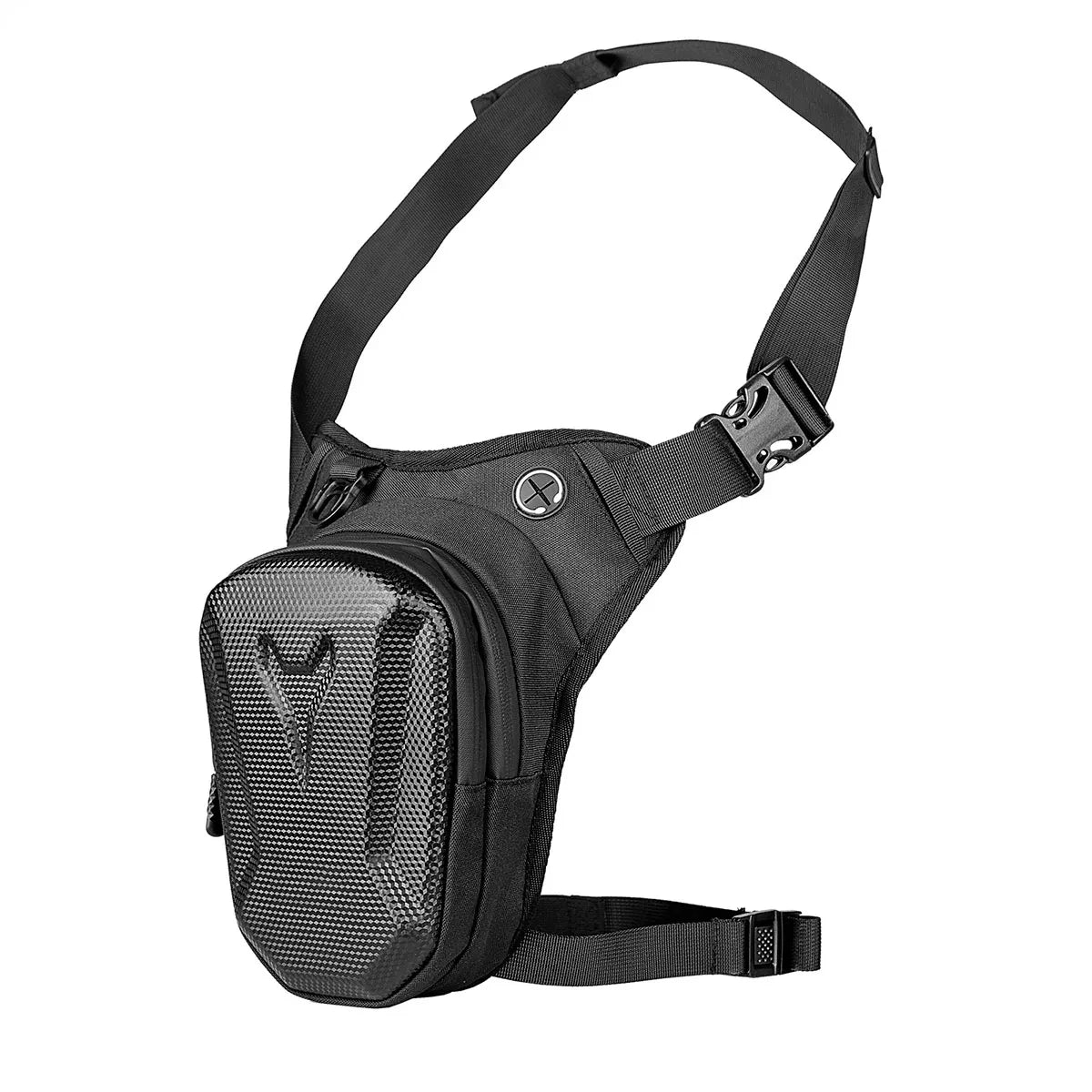 HOMEFISH Motorcycle Leg Side Bag EVA Hard Shell Waist Hip Bum Pack Phone Bag