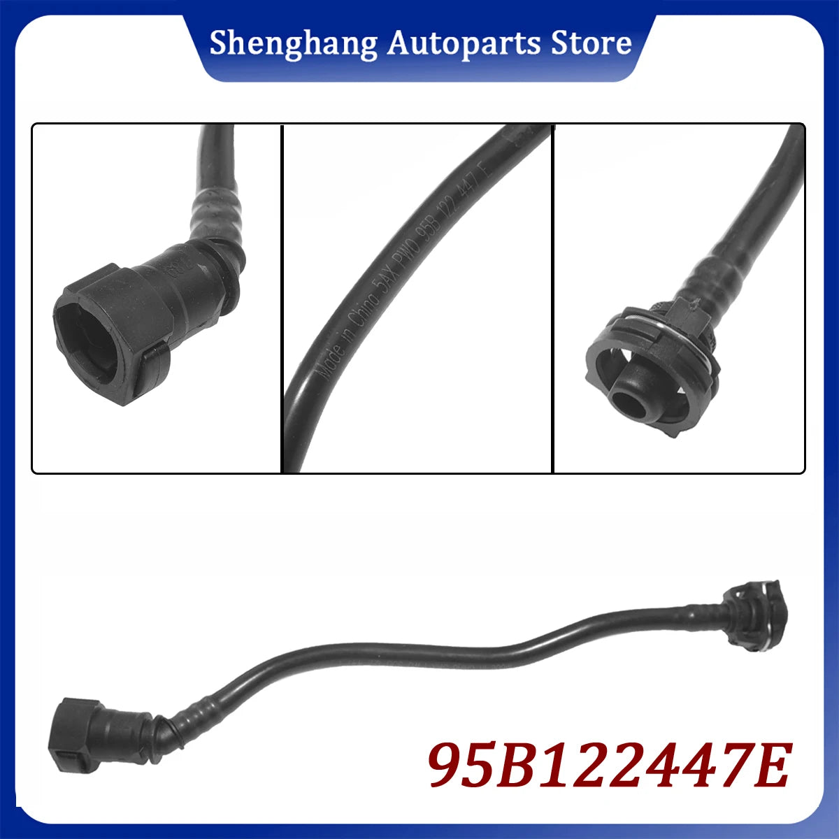 Engine Coolant Reservoir Hose Breather Line for Porsche Macan 95B 2014–2018
