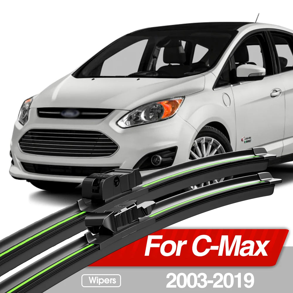 2PCS Front Windshield Wiper Blades for Ford C-Max 2003–2019