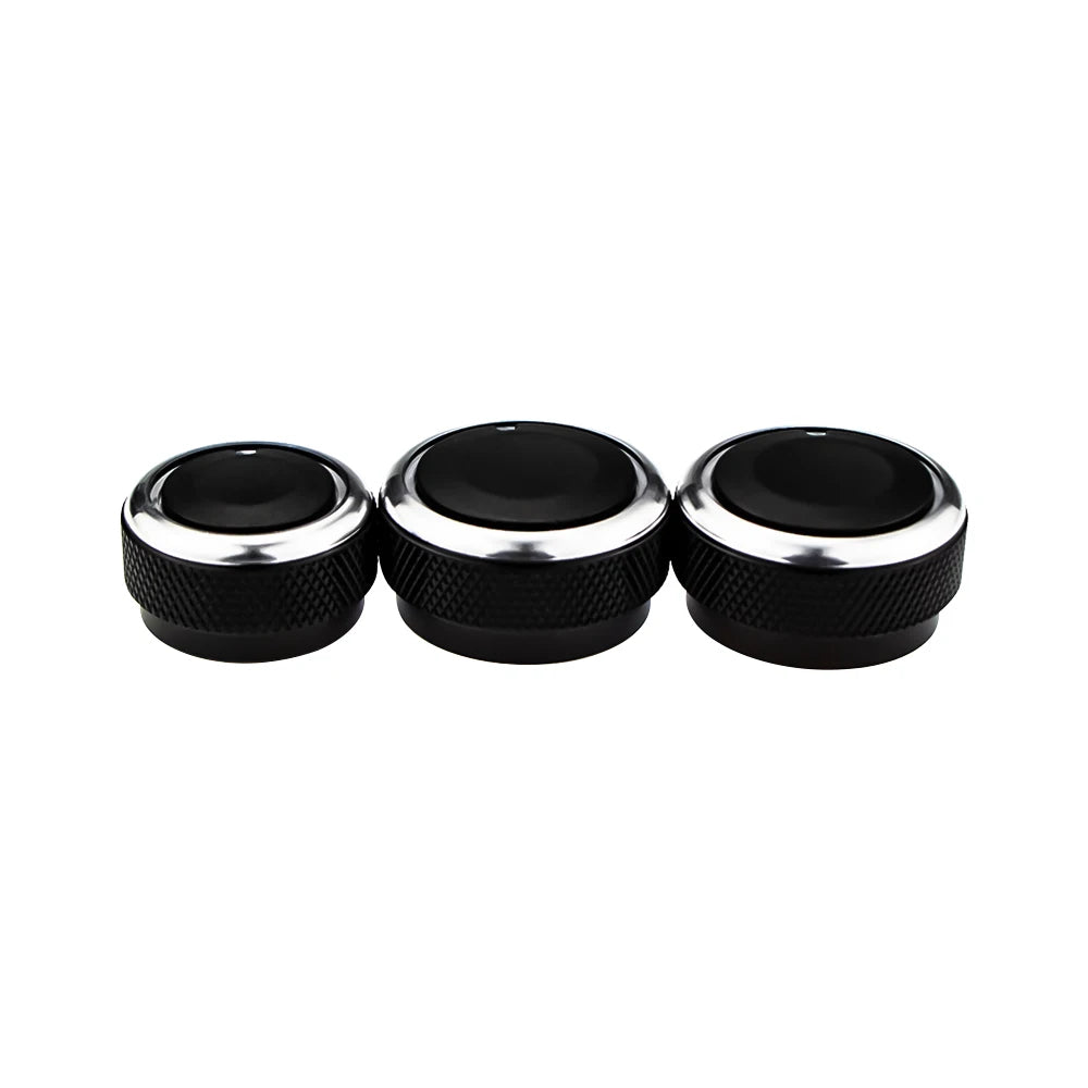 3Pcs Aluminum AC Control Knobs Climate Controls for Hyundai Elantra 2004-2016