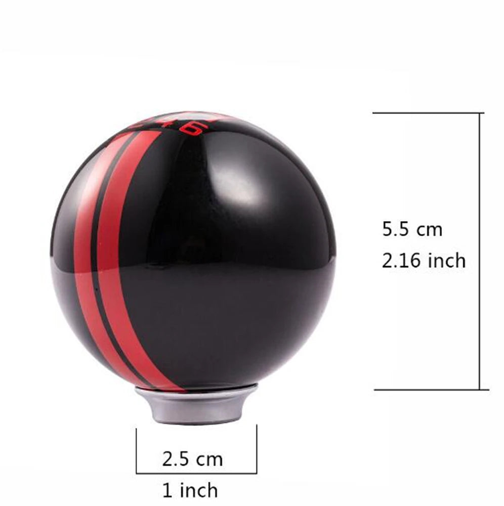Universal 5 6 Speed Resin Gear Shift Knob for Ford Mustang Manual Shifter