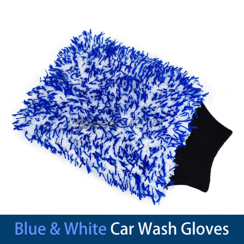 SEAMETAL Microfiber Wheel Brush Plush Rim Tire Cleaner Non Slip Handle