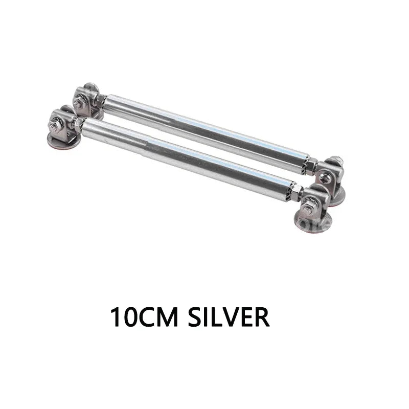 Universal Adjustable Bumper Lip Splitter Support Rods 100 150 200mm Car Kit