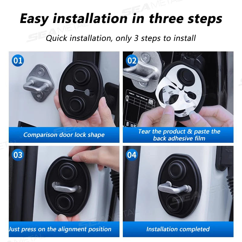 Silicone Car Door Shock Absorber Cushion Mute Buffer Protective Cover