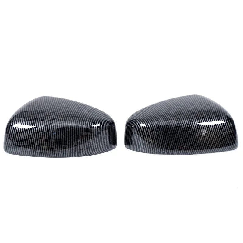 Side Mirror Cover Pair Carbon Fibre Print ABS for Nissan 370Z Z34 2009-2020