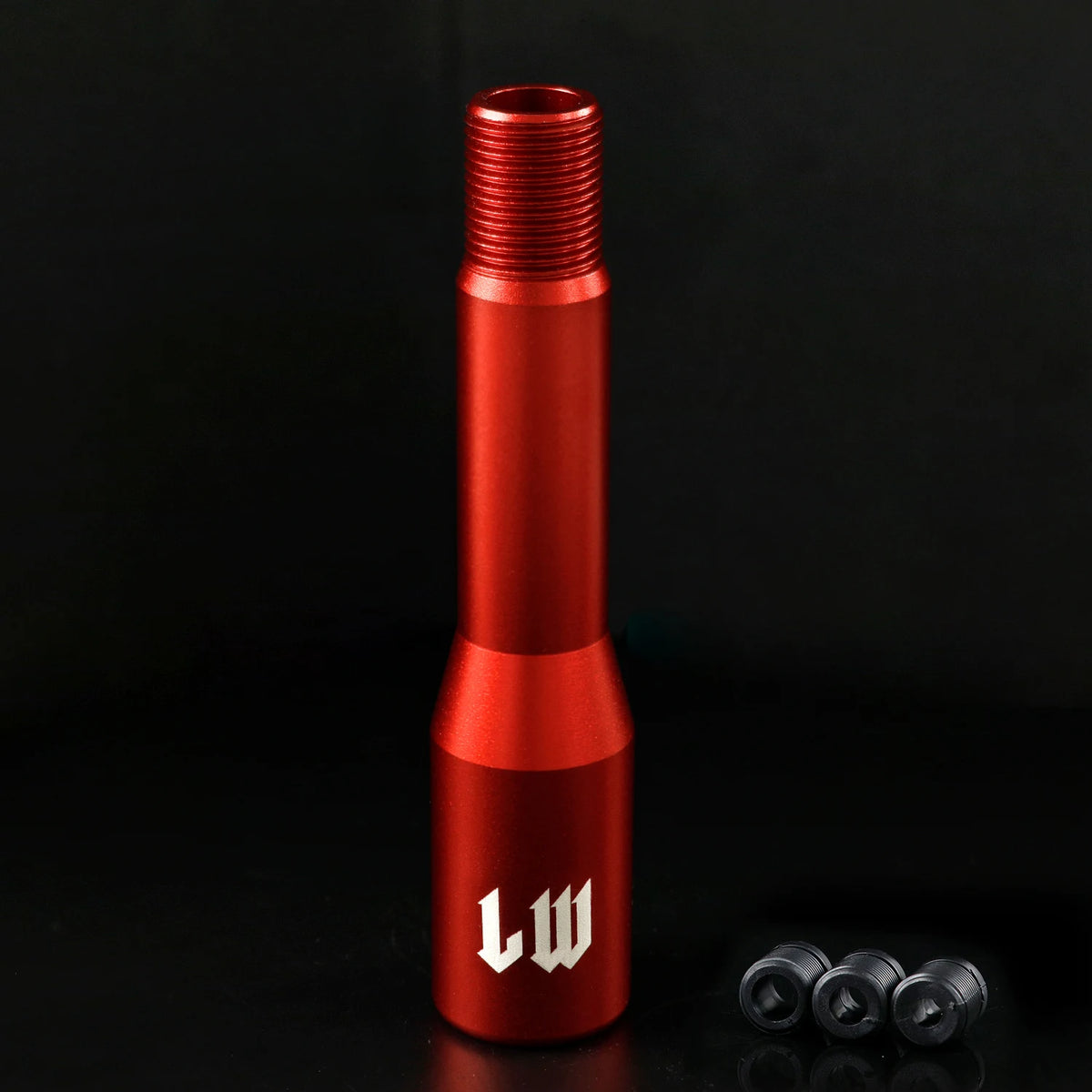 LW Aluminium Gear Shift Knob Extender M12x1.25 M10x1.5 M10x1.25 M8x1.25