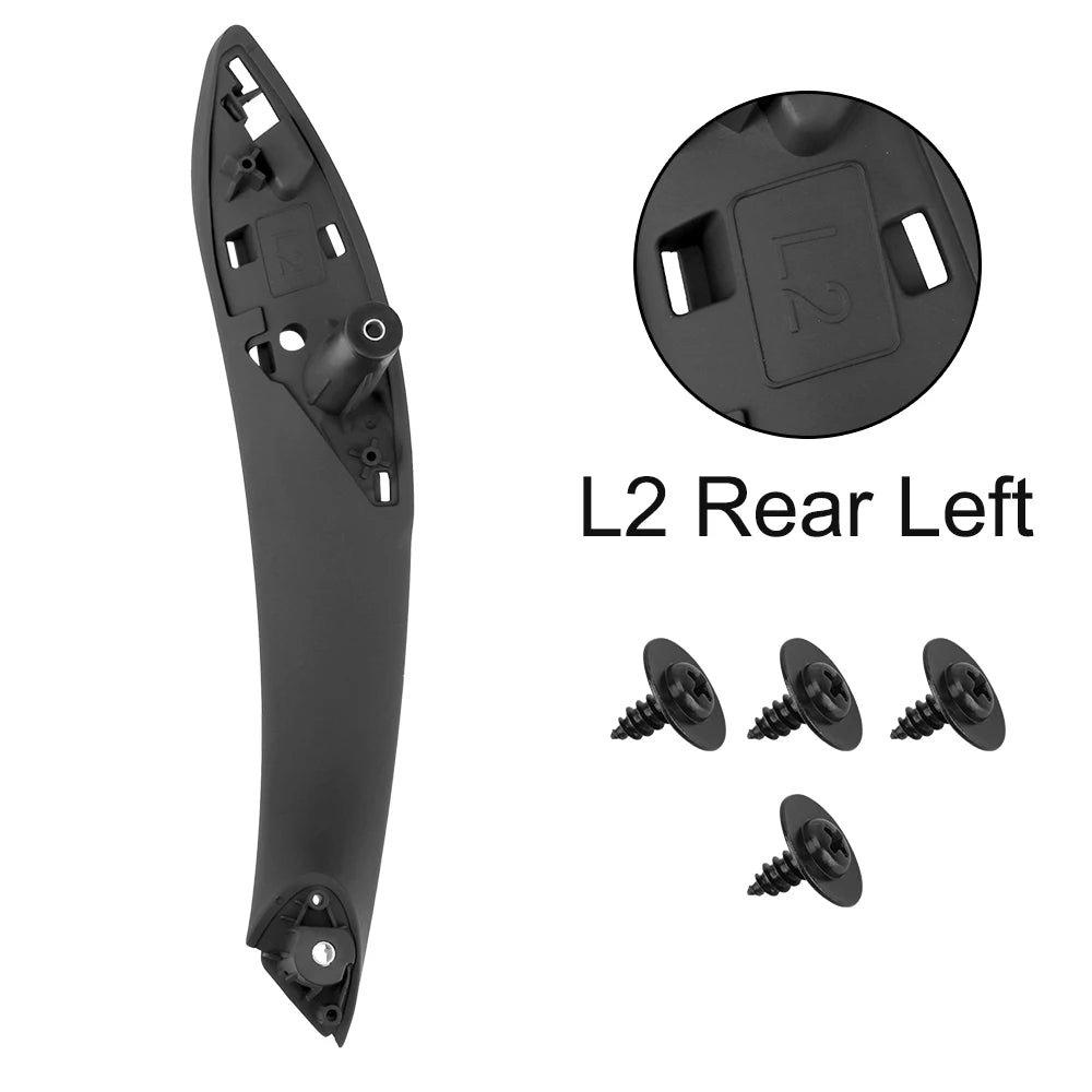 Black Interior Door Handle Pull Trim Cover for BMW F30 F31 F32 F34 F35 F80