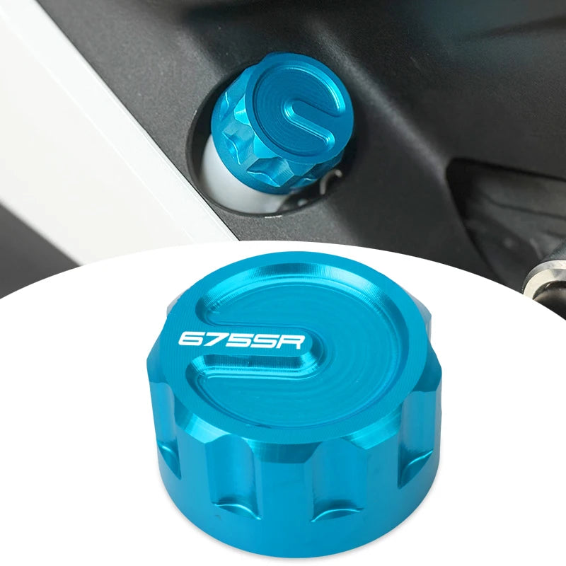 CNC Radiator Coolant Cap Cover for CFMOTO 675SR 675SR-R 675NK Decorative